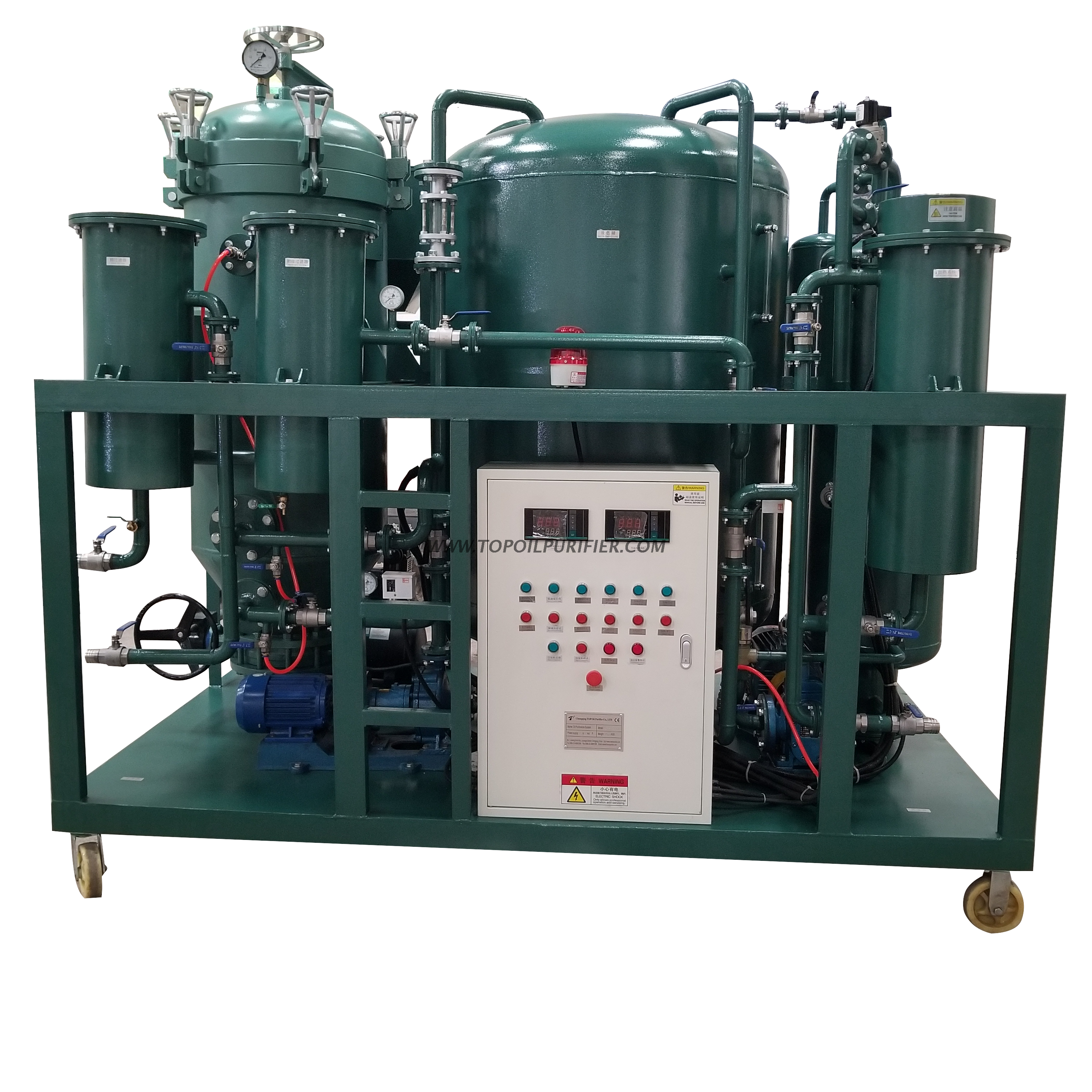 Machine de purification et de décoloration d'huile de qualité alimentaire série TYS