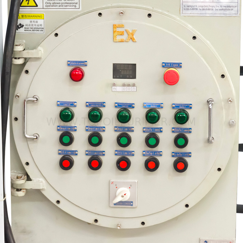 TYA -Ex Machine de nettoyage d'huile hydraulique antidéflagrante 