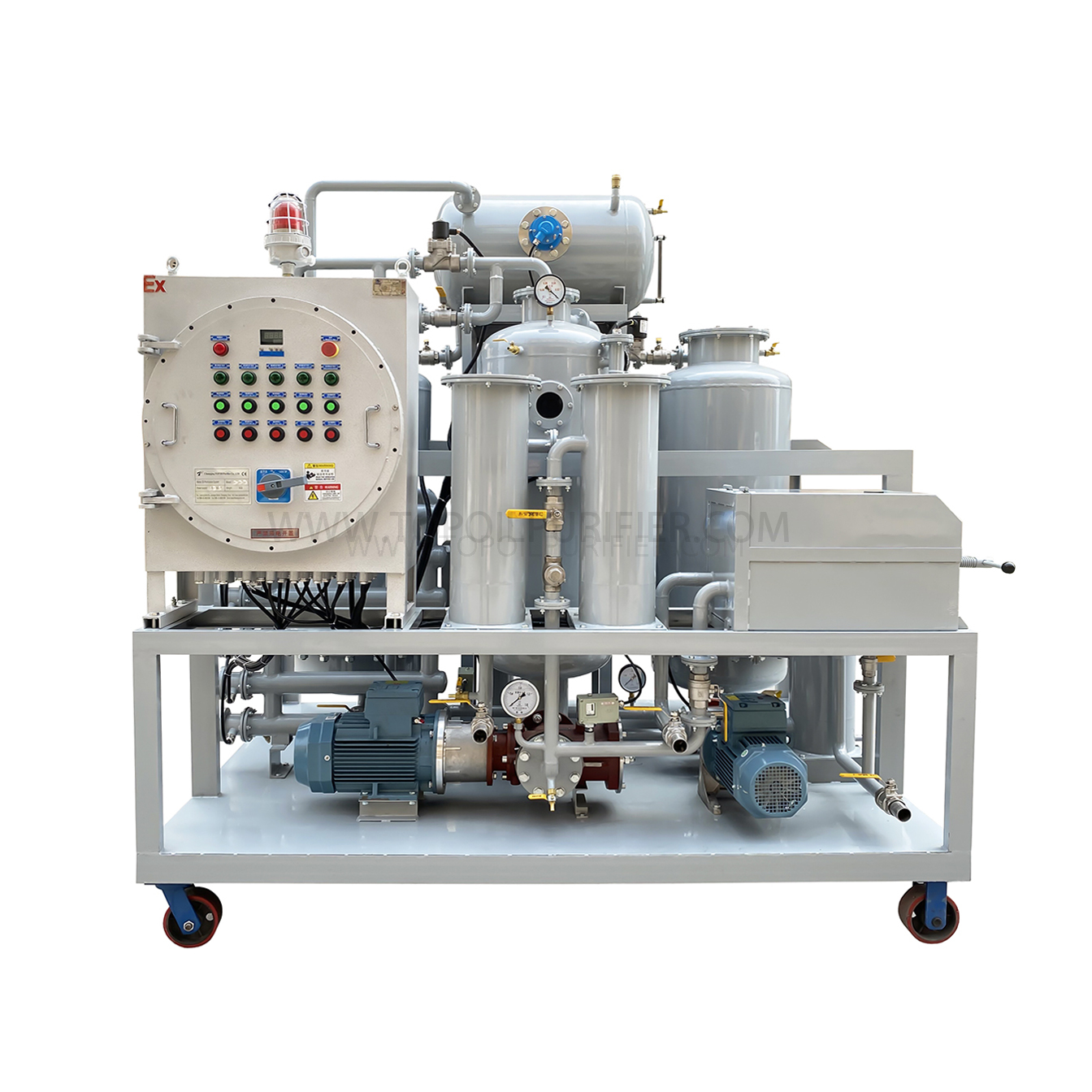 Machine de purification et de décoloration du mazout diesel TYR-Ex