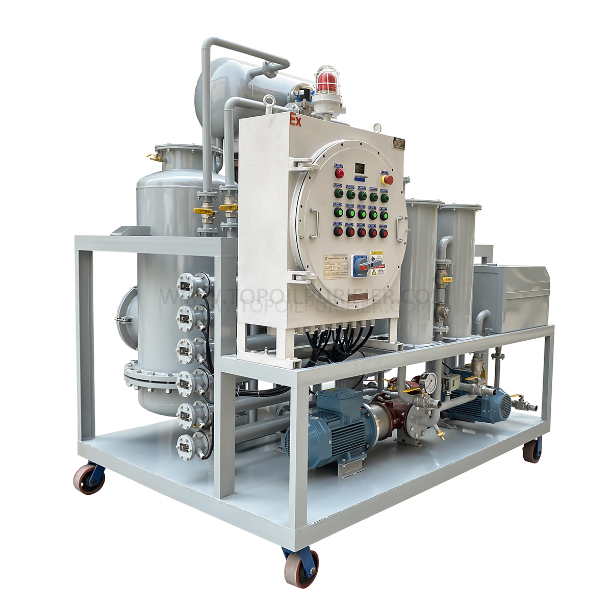 Machine de purification et de décoloration du mazout diesel TYR-Ex