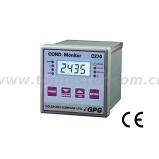 Moniteur industriel en ligne de conductivité/résistivité/TDS/température C270